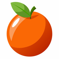 range or Grapefruit Sliced Fruit Icon Vector