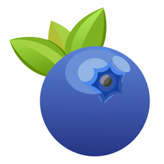 Blueberry Icon Vector Illustration