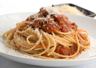 Spaghetti Plate Illustration