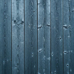 Naklejka premium Wooden planks with a weathered gray finish create a rustic atmosphere