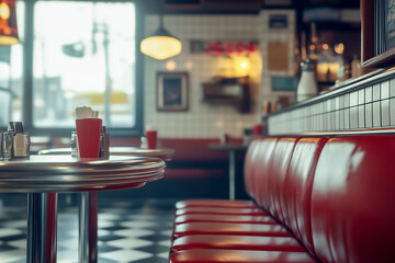Vintage american diner