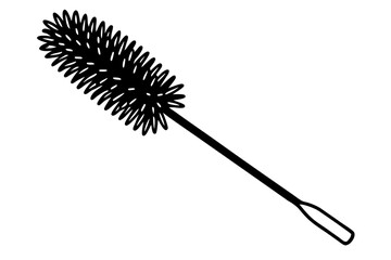 Black and white brush vector graphic perfect for various design purposes