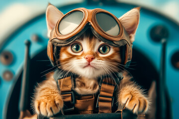 Pilot kitten