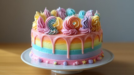 birthday cake with candles Magical Frosting Cake