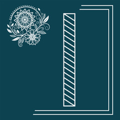 christmas card with snowflakes and stars