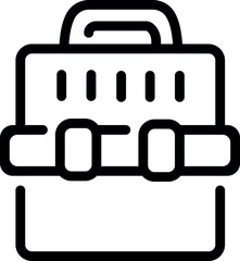 Simple pet carrier icon