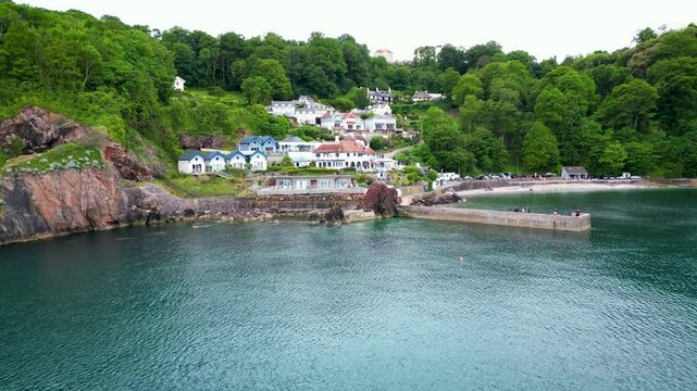 Aerial of Babbacombe Bay - Torquay