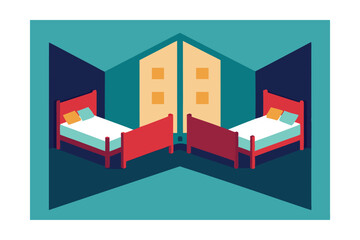 vector illustration of a modern house