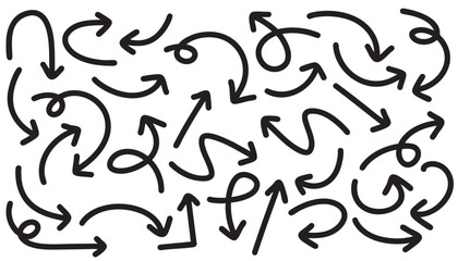 pen arrow, charcoal and arrow sketches in dynamic styles. hand drawn directional grunge arrow designs elements add artistic flair to infographics, presentations, and designs