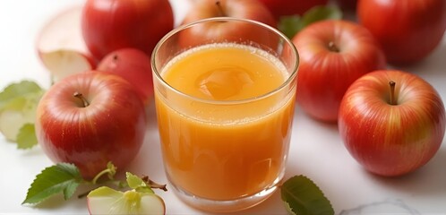 apple juice and apples