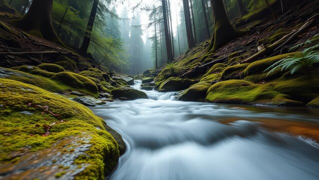 river in the forest