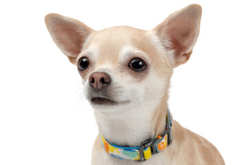 Obraz premium Cute Chihuahua Dog Isolated on Transparent Background