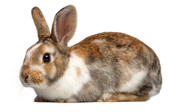 Cute Bunny Cutout ond PNG Background