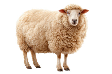 Fototapeta premium Domestic Sheep Animal Isolated for Design Use