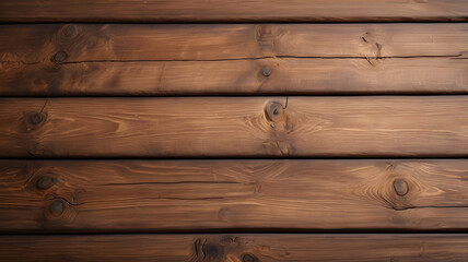 Naklejka premium A high-resolution close-up of a rustic wooden surface with natural 