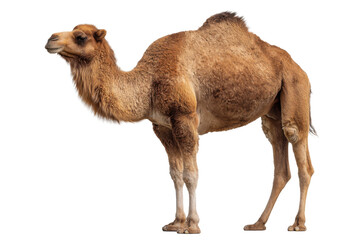 Desert Camel Standing Cutout Image