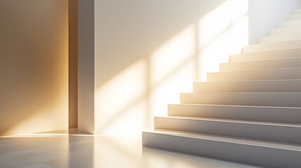 Spiral staircase in a modern interior design.
