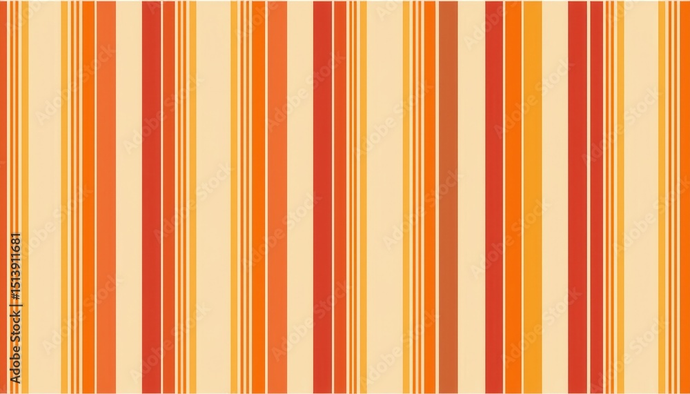 Poster vertical gradient heatmap stripes in warm sunset tones with bold lines for modern web design, print 