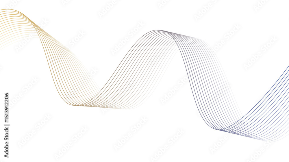 Poster abstract white gradient background with waves winter white abstract background design. modern wavy l