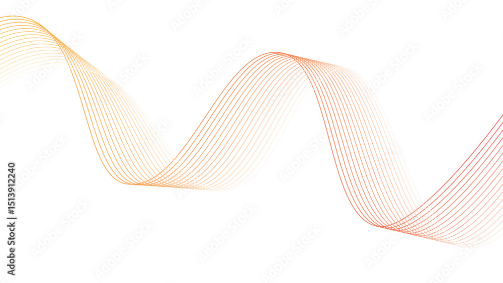 Poster abstract white gradient background with waves winter white abstract background design. modern wavy l