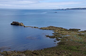 Seascape in Brittany in France, Europe