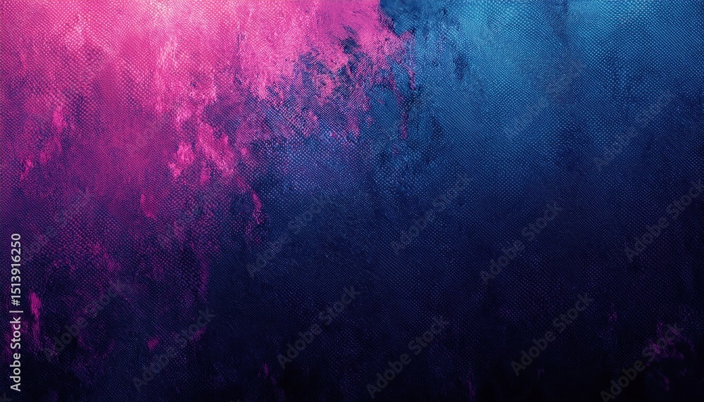 Poster vibrant textured abstract background with deep blue and magenta gradient for digital design, modern 