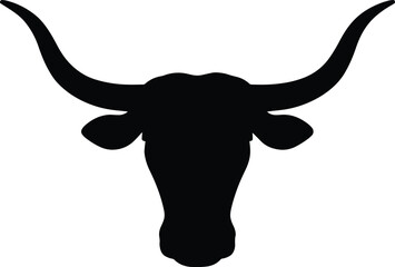 Texas Longhorn Head Vector EPS Design