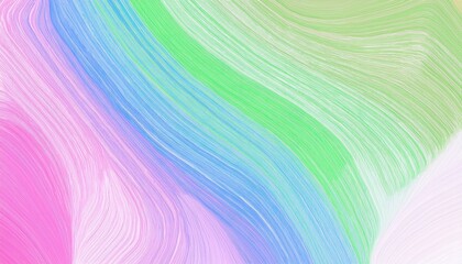 Fototapeta premium vibrant curved brushstroke pattern with layered pastel and neon textures for abstract web design, modern branding, or creative print media background