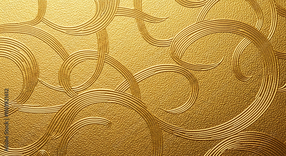 Poster elegant golden abstract design creating a textured and luxurious appearance