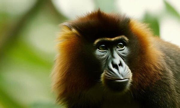 Majestic Gelada Baboon