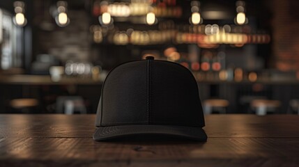Stylish snapback hat mockup ideal for fashion marketing, branding, and design presentations