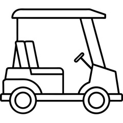 forklift truck silhouette