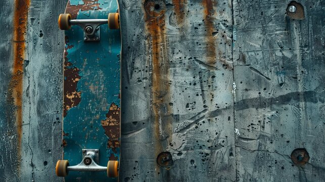 Realistic skateboard mockup for stunning visual presentations and creative designs