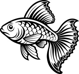 vector illustration of fish