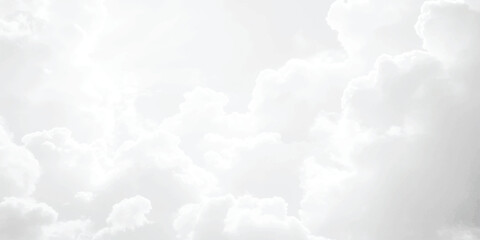 white fluffy cumulus clouds. White cloudy sky for background. 