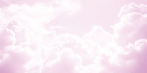 Fototapeta premium Pink sky background, sky with clouds, Fantasy and vintage dynamic pink cloud and sky with grunge texture for background Abstract, Postcard nature art style