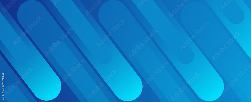 Poster abstract blue background with diagonal lines. dynamic shapes composition. vector eps 10