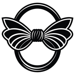 Hair Bow Ring Vector Set – Cute Black and White Clipart

Stylized Bow Hair Ties – Girly Fashion Vector Icons

Black and White Bow Accessories – Cartoon Style Clipart