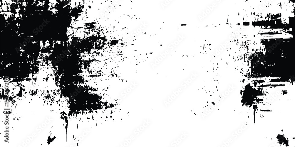 Poster abstract grunge texture background design. vector grunge black and white distressed texture backgrou