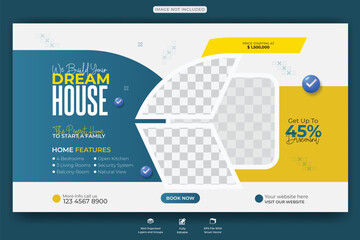 Dream House Real Estate Web Banner Design