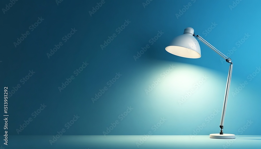 Poster blue background with rays of light and smoke. abstract blue background with rays of light.