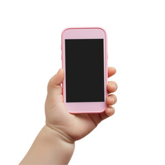 Hand Holding Mobile Phone &ndash; Closeup of Smartphone in Hand

