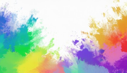 vibrant watercolor splash background with multicolor brush strokes for web design, branding, digital art, and print media featuring rainbow gradient texture and artistic abstract paint effect

