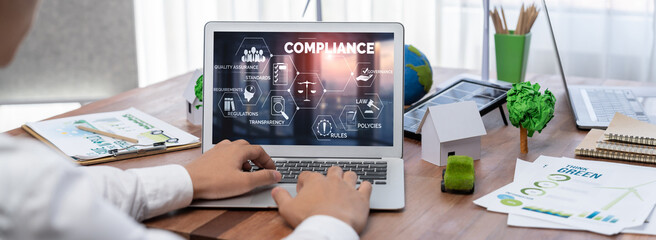 Compliance system for brisk online corporate business to meet quality standard