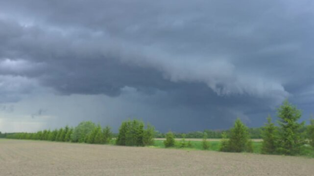 A severe weather front 