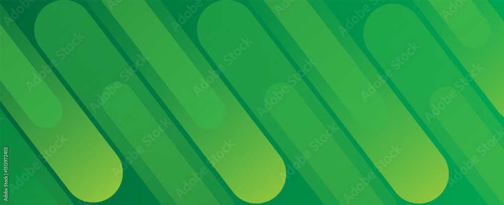 Poster abstract green background with diagonal lines. dynamic shapes composition. vectors