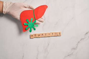 world hepatitis day banner liver health care