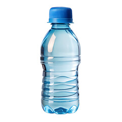 Crystal Clear Bottle With Sky Blue Cap