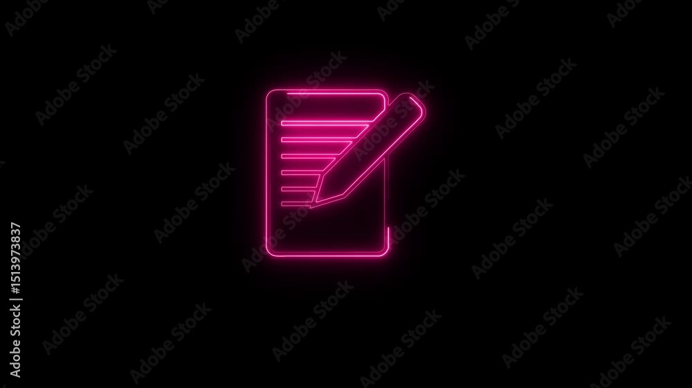 Poster pen and paper icon element for design. document icon on white background contact list with a pen log