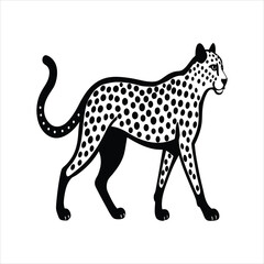  Cheetah Animal Silhouette Vector for Wildlife Designs